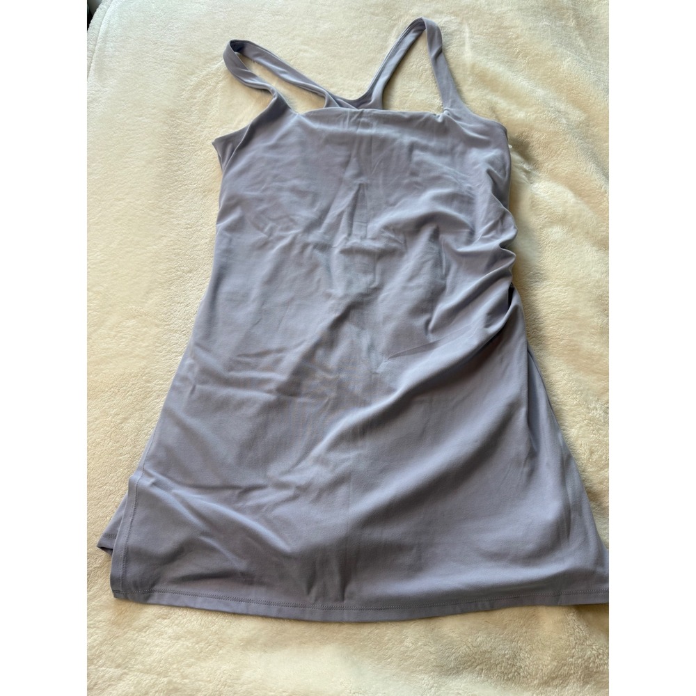 FP Movement Free People Hot Shot Mini Dress Lavender Purple Built-In Shorts XL - Picture 2 of 6